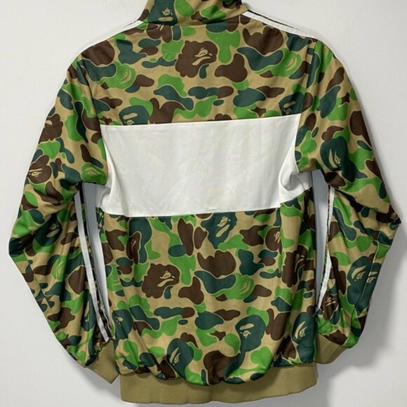 Adidas × BAPE Green Camo Track Jacket — Size M - Picture 9 of 12